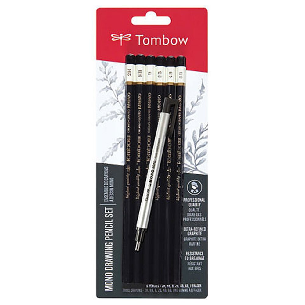 Tombow, Pencils, Art & School, Mono, Value Pack, 6062